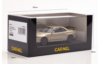 NISSAN Skyline GT-R Mspec Nur (BNR34) (2002), silica brass