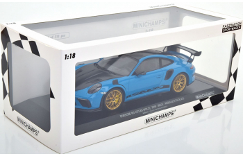 PORSCHE 911 (991 II) GT3 RS Weissach Package (2019), blue/black