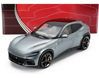 FERRARI Purosangue Suv Panoramic Roof (2022) - Polyfoam Packaging, Grigio Titanio - Grey