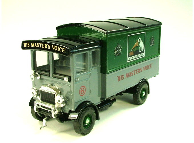 AEC 508 forward control 5 ton Cabover "HIS Master's Voice", серый с зеленым