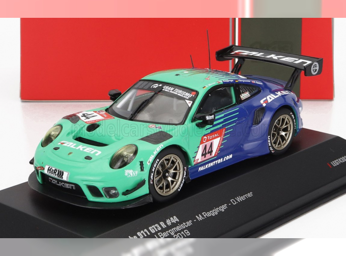 PORSCHE 911 991-2 Gt3 R Team Falken Motorsport N44 24h Nurburgring (2019) K.Bachler - J.Bergmeister - M.Ragginger - D.Werner, 2 Tone Blue