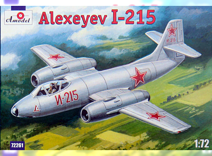 Сборная модель Советский опытный истребитель-перехватчик Алексеев И-215