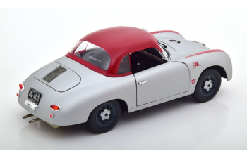 PORSCHE 356 Spider Hard-top Closed Outlaw (1952), Silver Red