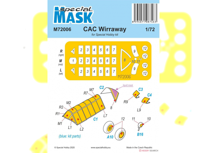 Маска окрасочная CAC Wirraway