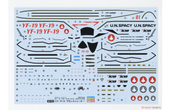 Сборная модель YF-19 «Демонстратор» Макросс Плюс