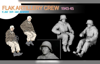 Сборная модель Солдаты Flak Artillery Crew Winter 1943-45