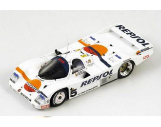 PORSCHE 962 C №5 7th Le Mans 1988, white