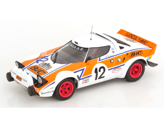 LANCIA Stratos Hf №12 Rally Acropolis (1979) S.Lambda - K.fertakis, White Orange