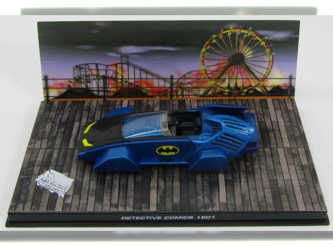 BATMAN Batmobile - Detective Comics 601 1989, Blue Met Matt Black