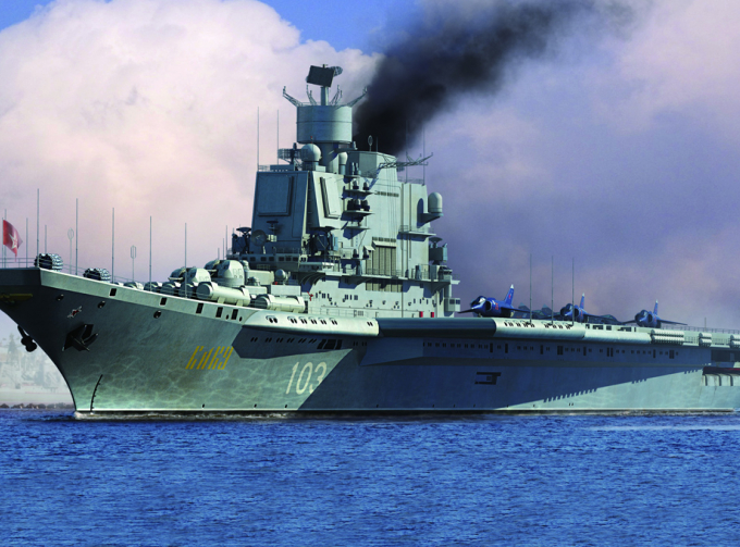 Сборная модель Корабль Soviet Aircraft Carrier Baku