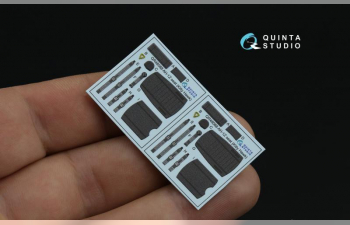 3D Декаль интерьера кабины AH-1Z Zulu Cobra/Viper (KittyHawk) (с 3D-печатными деталями)