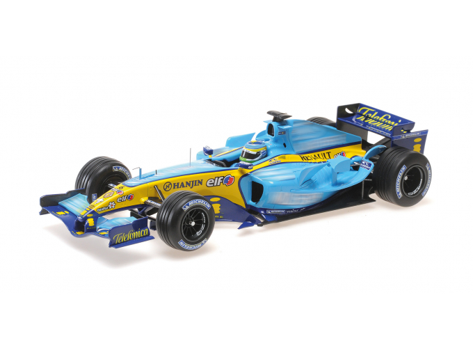 RENAULT F1 R25 Team Renault F1 №6 Winner Australian Gp (2005) Giancarlo Fisichella, Light Blue Yellow