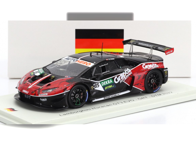 LAMBORGHINI Huracan Gt3 Evo №85 Grt Dtm Season (2022) Clemens Schmid, Red Black