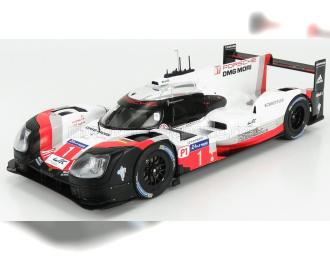 PORSCHE 919 Hybrid 2.0l Turbo V4 Team Porsche №1 24h Le Mans (2017) N.Jani - N.Tandy - A.Lotterer, White Red Black