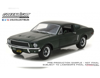 FORD Mustang GT Fastback "Bullitt" (1968), Highland Green