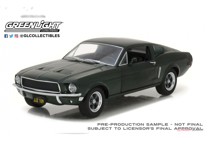 FORD Mustang GT Fastback "Bullitt" (1968), Highland Green