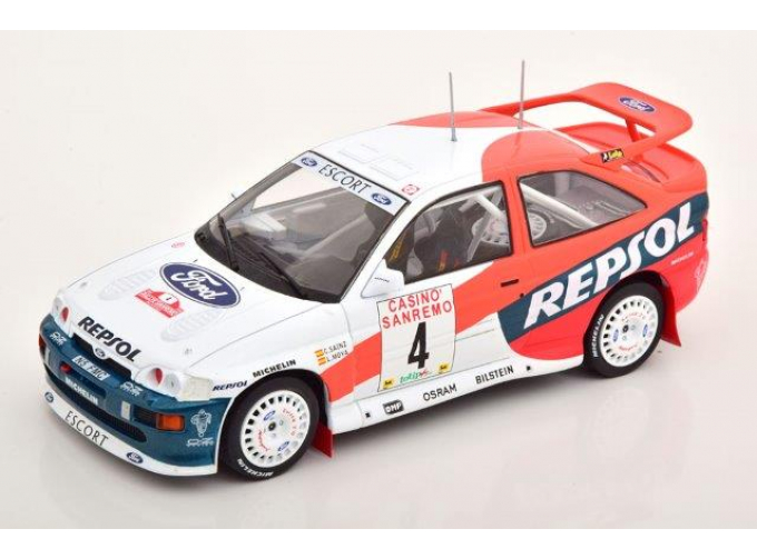 FORD Escort RS Cosworth #4 "Repsol" Sainz - Moya 2 место Rally San Remo 1996