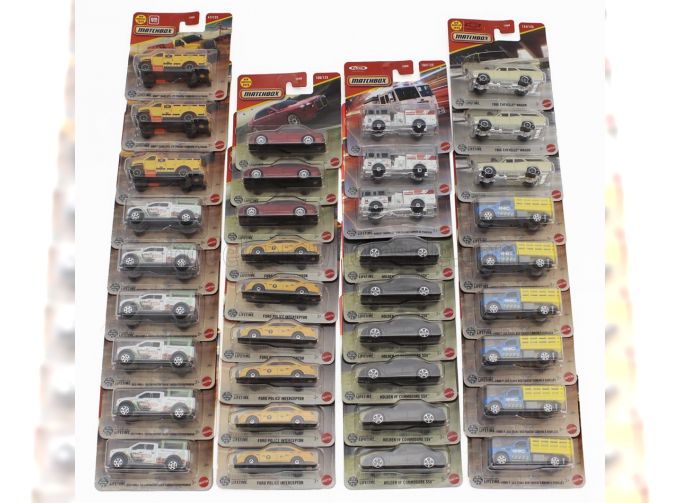 CHEVROLET Set Assortment 72 Cars Pieces / Набор из 72 моделей автомобилей