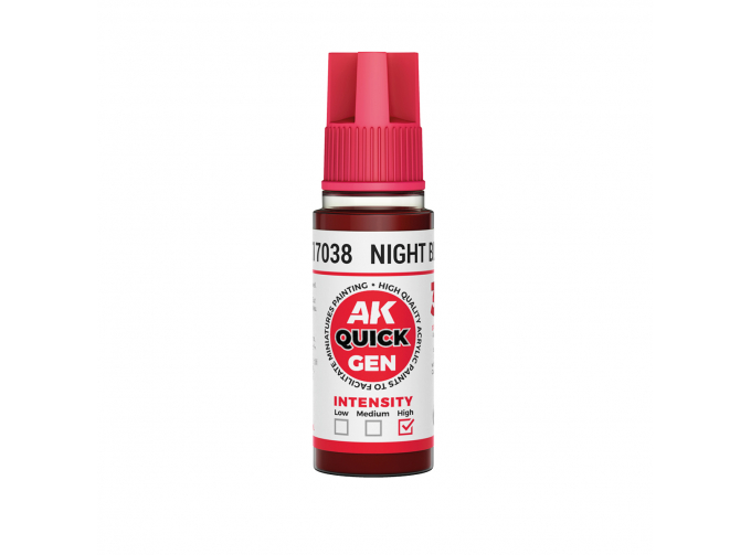 Краска акриловая QUICK GEN - Ночная кровь / NIGHT BLOOD, 18мл