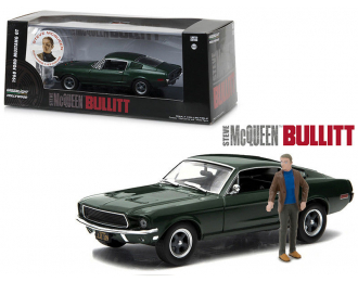 FORD Mustang GT with Steve McQueen Figure (1968)