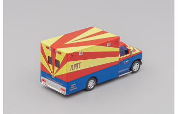 FORD E-350 EMS "Arizona Medical Transport", blue / red / yellow