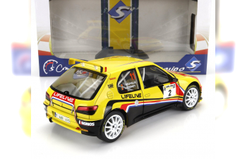 PEUGEOT 306 Maxi №2 Rally Eifel Festival (2022) Thierry Neuville - A.Cornet, Yellow Black Red