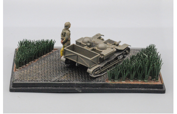 диорама RENAULT UE с фигуркой