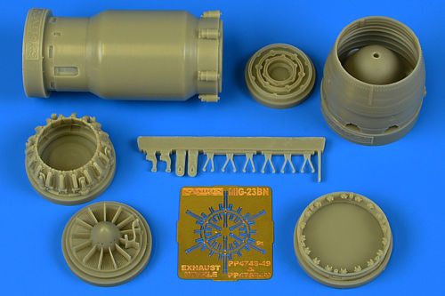Набор дополнений MiG-23BN late exhaust nozzle - opened