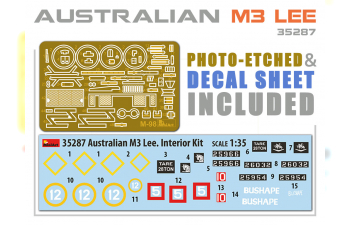 Сборная модель Австралийский М3 «Ли» (с интерьером)
