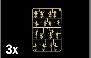 Сборная модель фигурки французская пехота /French Infantry - Military - 1798 - 1805