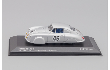 PORSCHE 356 #48 Veuillet / Mouche Class Winners 24h Le Mans (1951), silver