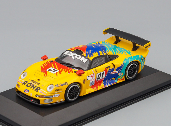 PORSCHE 911 GT1 Team Rohr GTS-1 Champion #1 1999, yellow