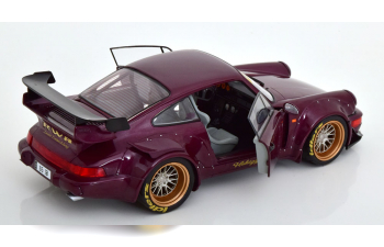 PORSCHE 911 (964) RWB Hekigyoku (2012), purple-metallic