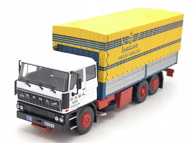 RABA L22 6x2, Legendas teherautok 47, white / grey / yellow