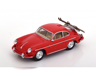 PORSCHE 356 Carrera 2 Ski, red