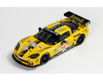 CORVETTE C6.R 64 LMGT1 O.Gavin-O.Beretta-M.Papis 3rd Le Mans 2008, yellow