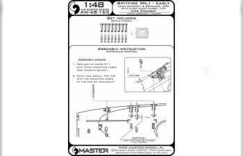 Spitfire Mk.I Early - Browning 303 с пламегасителями и ранним прицелом (для Eduard)