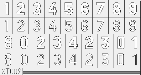 Окрасочная маска Немецкие номера (большие)