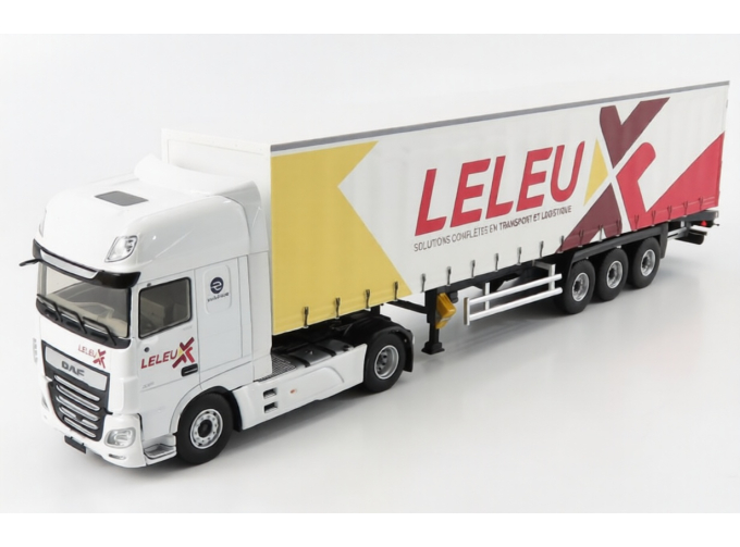 DAF Xf460 My 2017 Truck Leleu Transports (2017), White Yellow Red