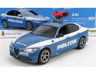 ALFA ROMEO Giulia Quadrifoglio Polizia Stradale (2015), Light Blue White