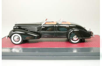 CADILLAC V16 Dual Cowl Sport Pheaton open (1937) , black