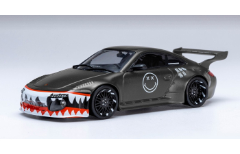 PORSCHE 911 (997) Old & New New Body Kit (2020), black