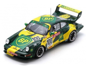 PORSCHE 911 964 Rsr Team Bp Oil №100 Gt1 Jctc (1995) K.Takahashi - K.tsuchiya, Green Yellow