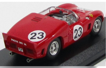 FERRARI Dino 245sp Spider Team Scuderia Ferrari N23 24h Le Mans (1961) W.von Trips - R.ginther, Red