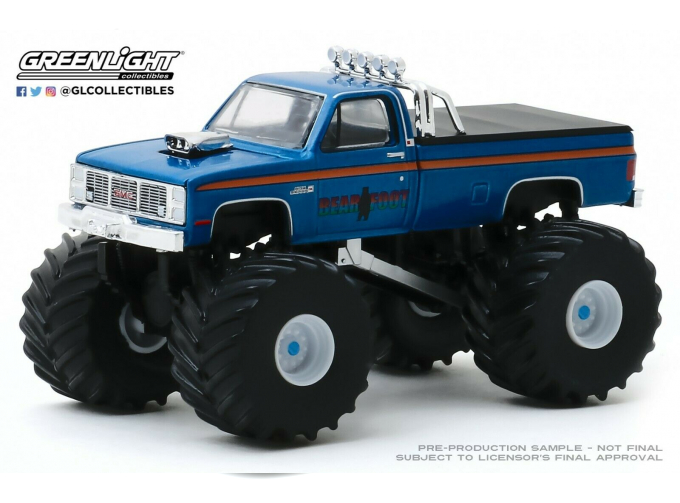 GMC High Sierra 2500 Monster Truck "Bear Foot" Bigfoot 1985