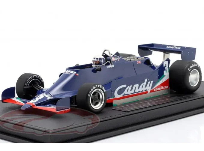 TYRRELL F1 009 №3 3rd USA East GP (Watkins Glen) Formula 1 Didier Pironi (1979), blue (with pilot figure)