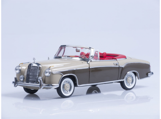 MERCEDES-BENZ 220 SE Cabriolet (1958), light beige / mid-brown