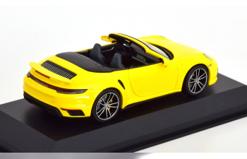 PORSCHE 911 (992) Turbo S Convertible (2020), yellow