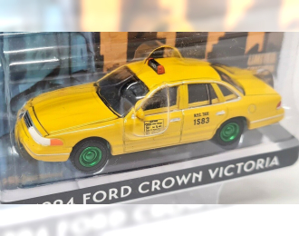 FORD Crown Victoria (1994) NYC Taxi Такси Нью-Йорка, специальное издание Гринлайт с зелеными колесами