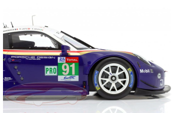 PORSCHE 911 (991) RSR #91 Pole Position & 2nd LMGTE Pro-class 24h LeMans Richard Lietz, Gianmaria Bruni, Frédéric Makowiecki (2018)